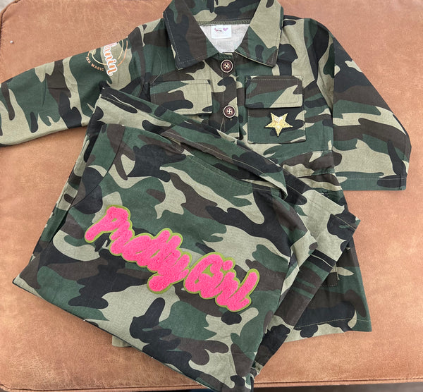 Girls camo jacket