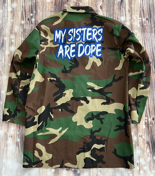 Custom Greek Camo Jacket