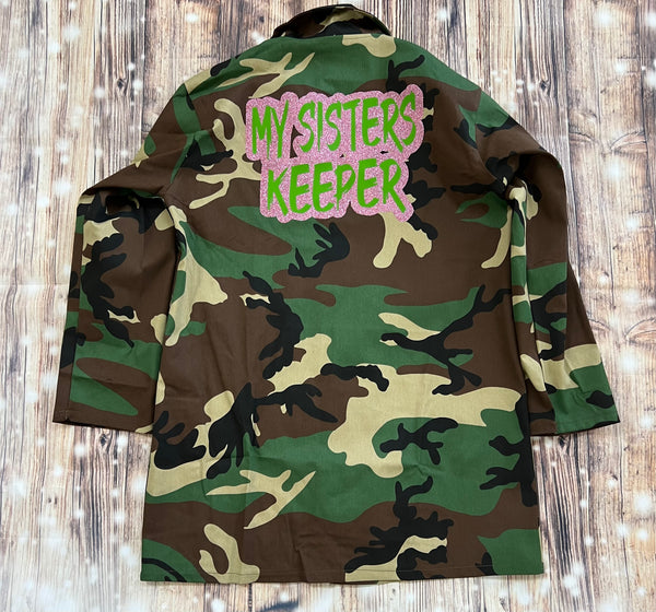 Custom Greek Camo Jacket