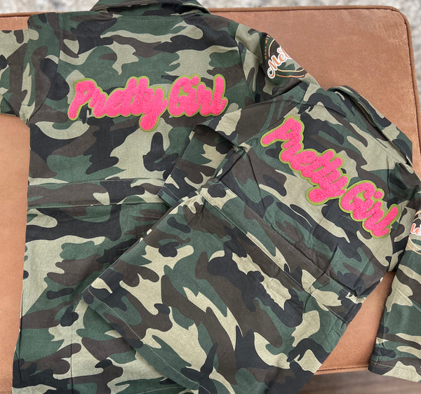 Girls camo jacket