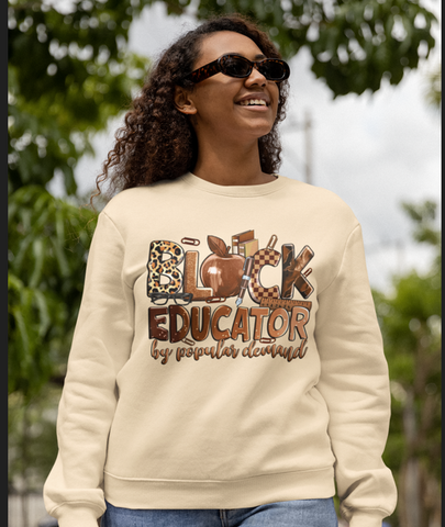 Black Educator Sweatshirt